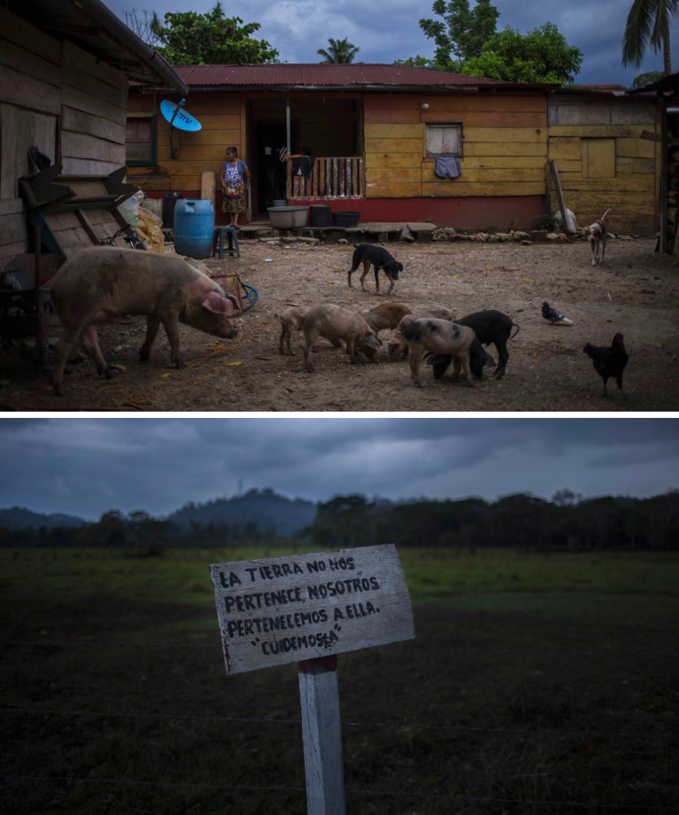 La aldea de Bethel, zona de paso de los migrantes antes de cruzar el río Usumacinta para entrar en México